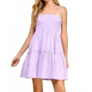 NEW TCEC wynn mini dress in purple